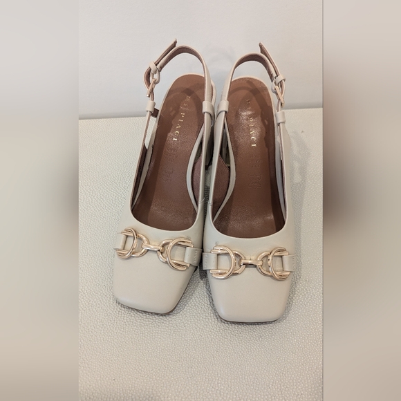 Mi Piaci Cream Slingbacks - Picture 2 of 4